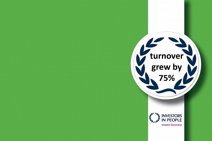 turnover grew by 75%